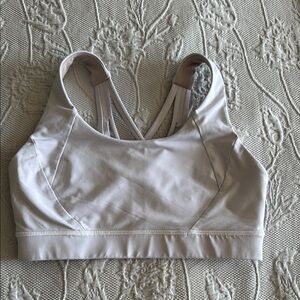 Lululemon White Sports Bra